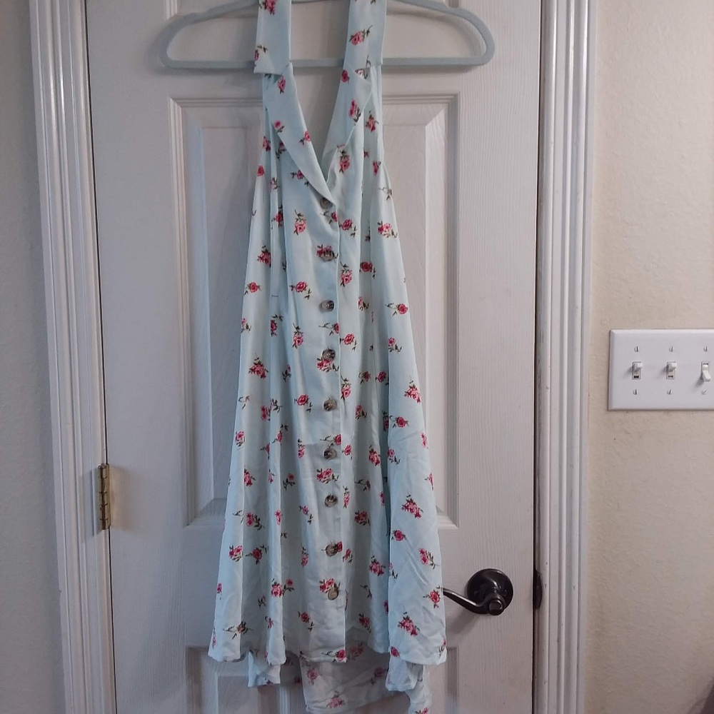 Floral Halter Dress